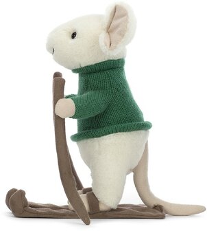 Tegenstrijdigheid Voor type Armstrong JellyCat Merry Mouse Skiing - berg & braam-houten-speelgoed