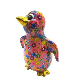 Pomme Pidou spaarpot Penguin berg & braam-houten-speelgoed