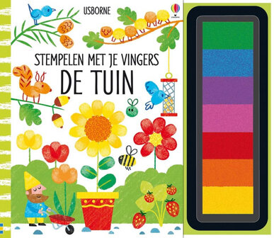 Stempelen met je vingers - De Tuin