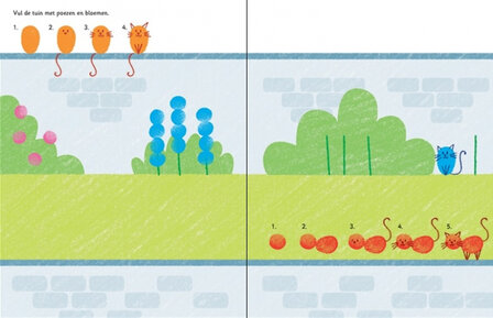 Stempelen met je vingers - De Tuin