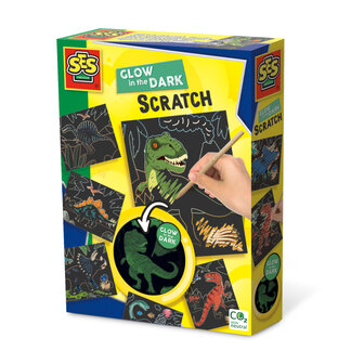 SES Creative Glow in the dark scratch - Dinos