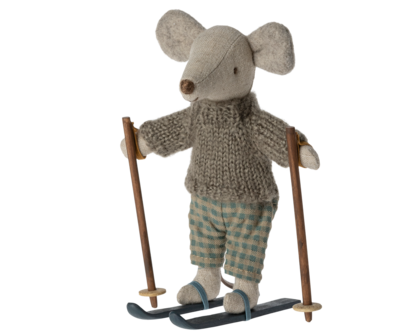 Maileg-Winter mouse with ski set, Big brother