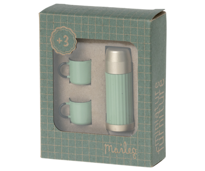 Maileg-Thermos and cups - Mint