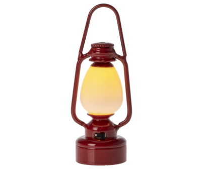 Maileg Vintage lantern, Mouse - Red