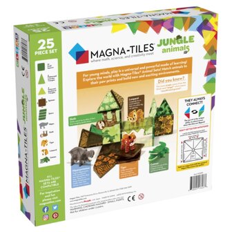 MAGNA-TILES&reg; Jungle Animals 25 Piece Set