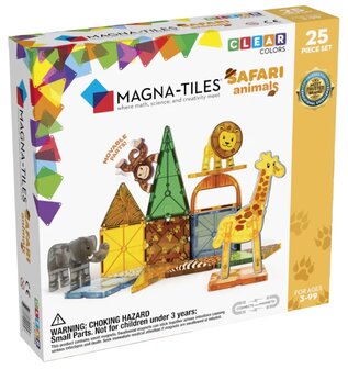 MAGNA-TILES&reg; Safari Animals 25 Piece Set