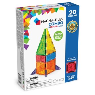  MAGNA-TILES&reg; COMBO + microMAGS - 20pc. NEW!