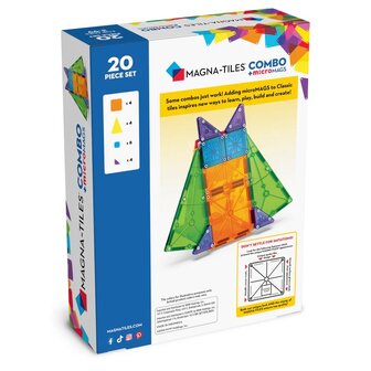  MAGNA-TILES&reg; COMBO + microMAGS - 20pc. NEW!