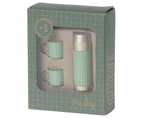 Maileg-Thermos and cups - Mint