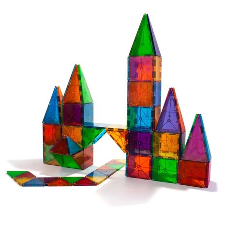 MAGNA-TILES® Clear Colors 100 Piece